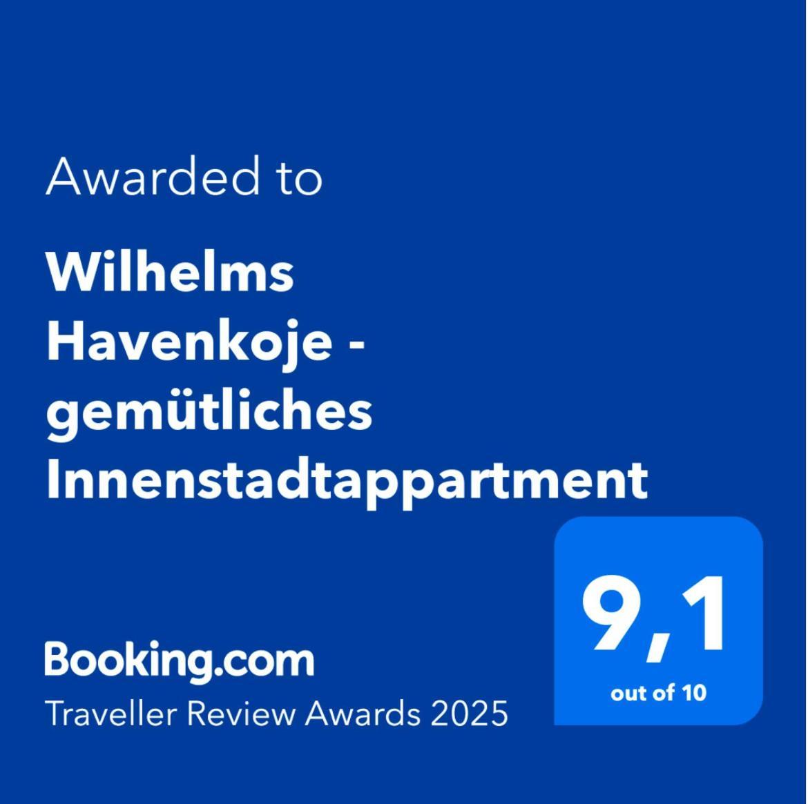 Wilhelms Havenkoje - Gemuetliches Innenstadtappartment Вильгельмсхафен Экстерьер фото